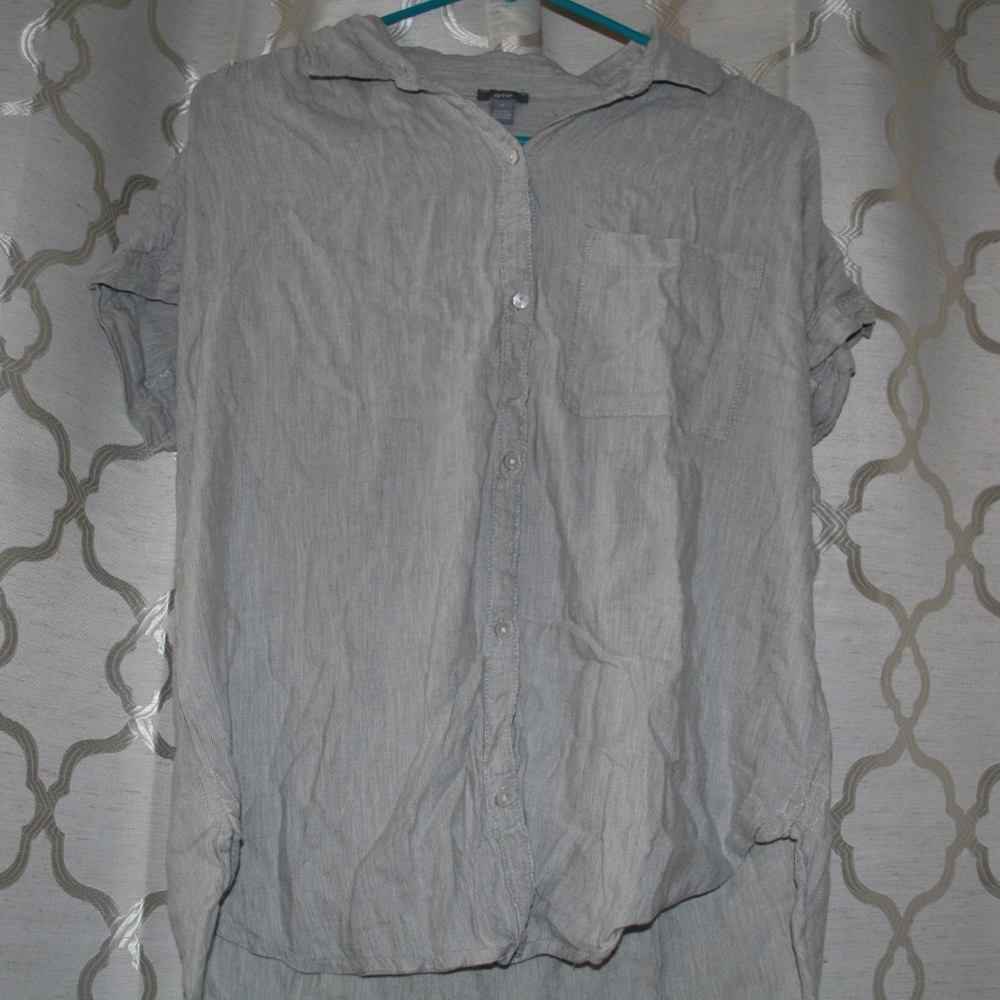 aerie short sleeved flannel